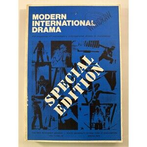 Modern International Drama Journal Vol 7 No 18 Spring 1976 Special Edition